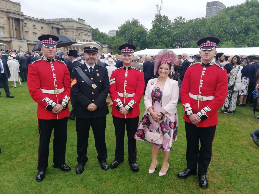 On her majesty's security service - tea party at the Palace